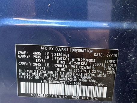 Subaru Outback, 2018 — photo 1
