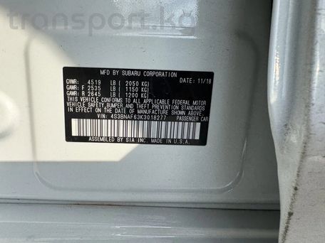 Subaru Legacy, 2018 — 照片 7