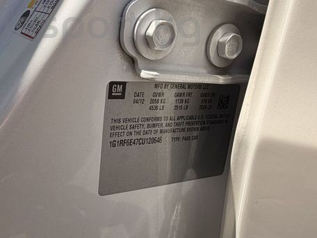 Chevrolet Volt, 2012 — сүрөт 11
