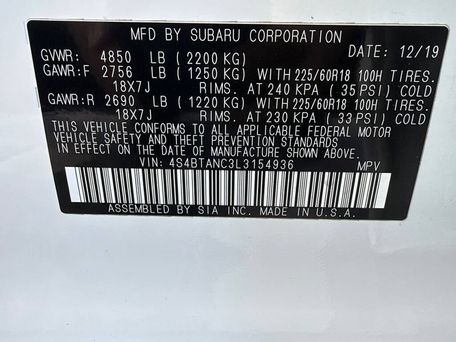 Subaru Outback, 2020 — фото 11