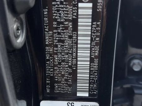 Toyota Camry, 2019 — сүрөт 7