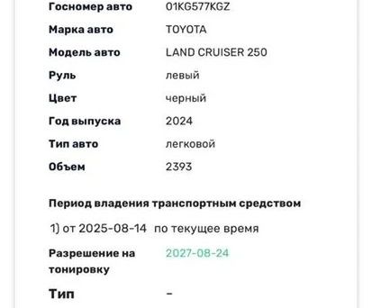 Toyota Land Cruiser Prado, 2024 — 照片 8