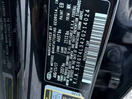 Kia Optima, 2017 — 照片 7