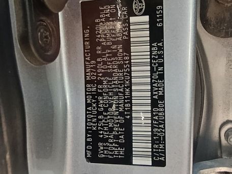 Toyota Camry, 2019 — фото 10