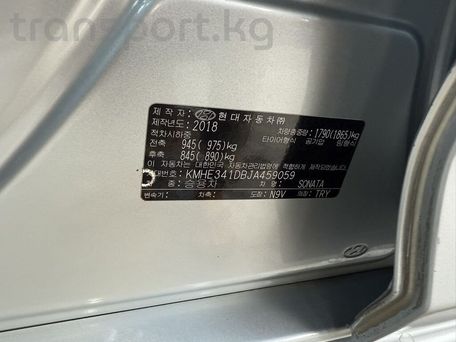 Hyundai Sonata, 2018 — сүрөт 12