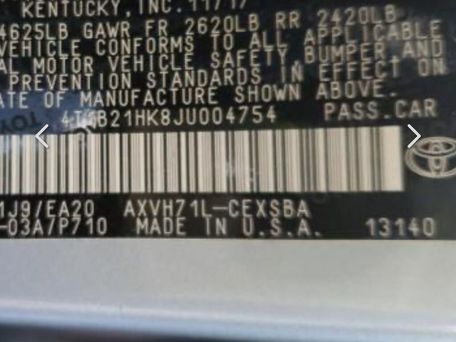 Toyota Camry, 2018 — photo 8
