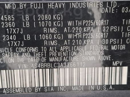 Subaru Outback, 2010 — сүрөт 6